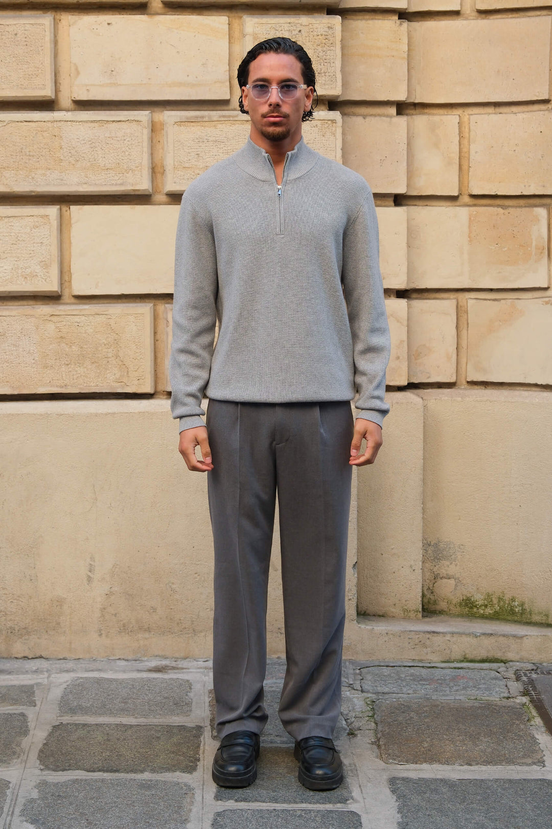 Grey Melee Armada Half-Zip