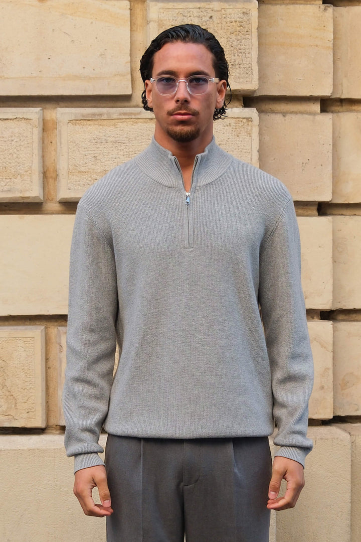 Grey Melee Armada Half-Zip