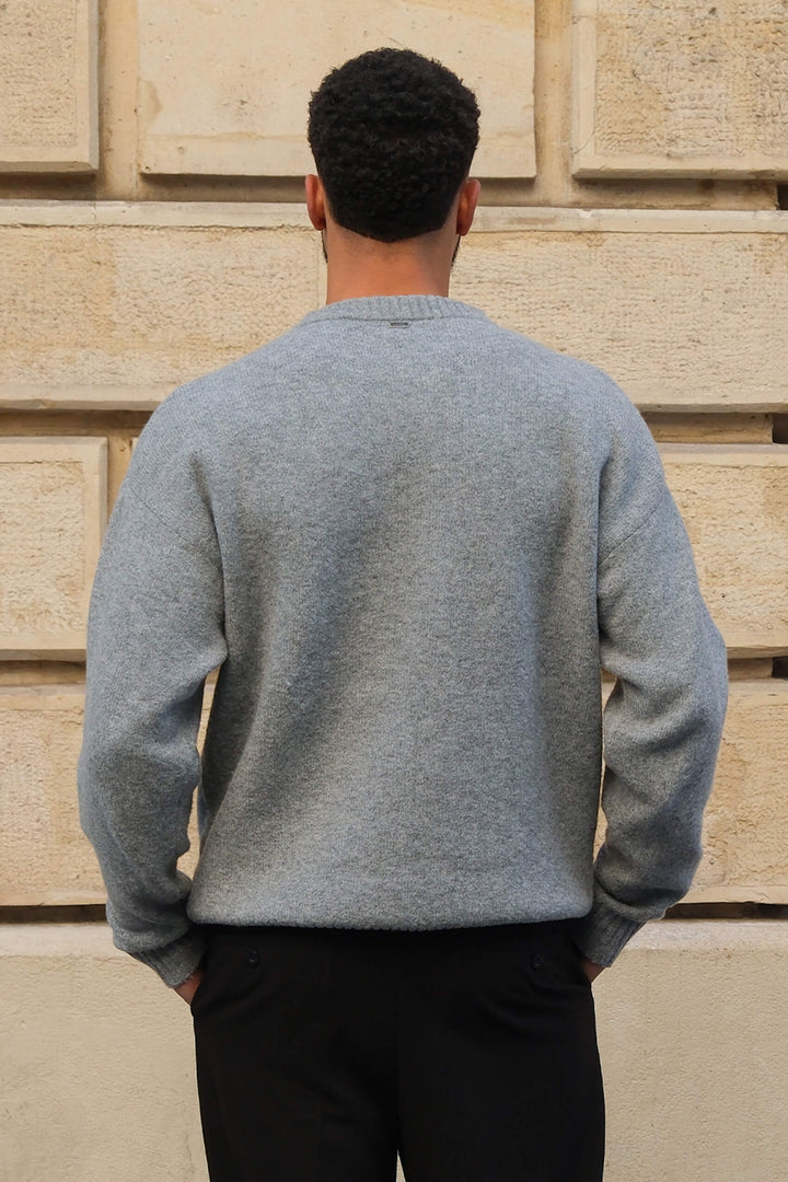 Brixton Mélange Sweater - Grey