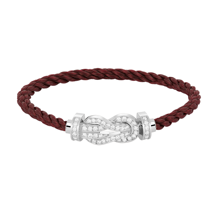 CHANCE LARGE 8-FIGURE DIAMOND-ENCRUSTED SILVER BRACELET