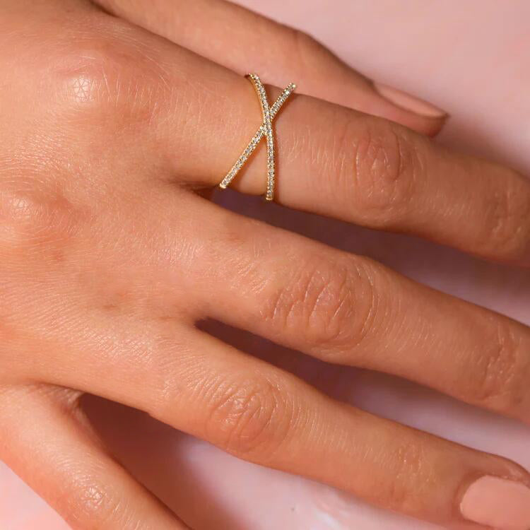 Nia Gold and Diamond Ring