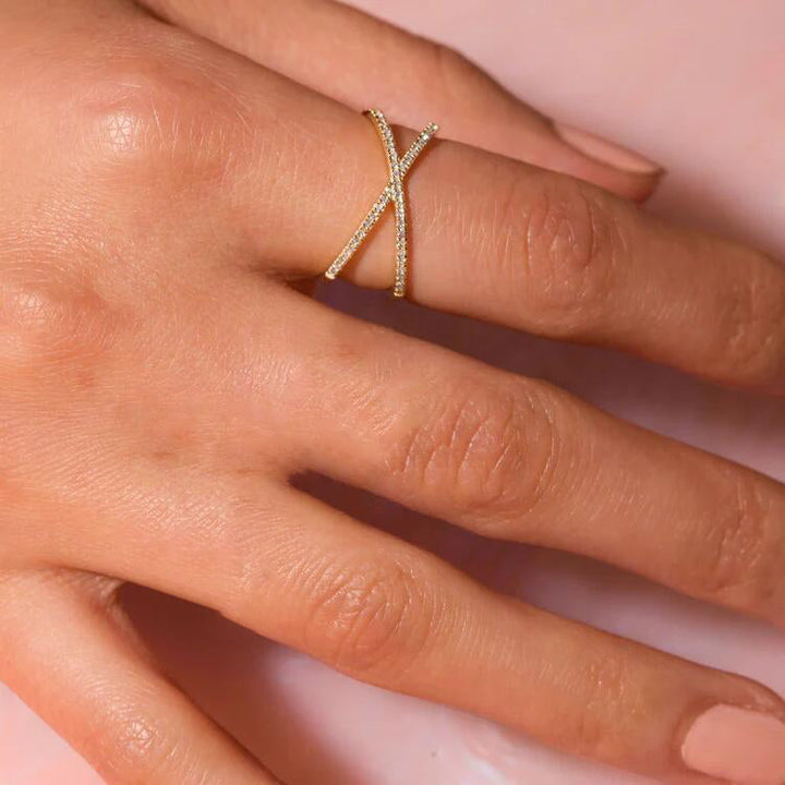 Nia Gold and Diamond Ring