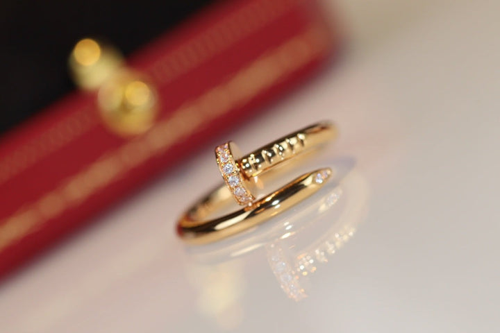JUSTE RING 2.65MM GOLD WITH DIAMOND