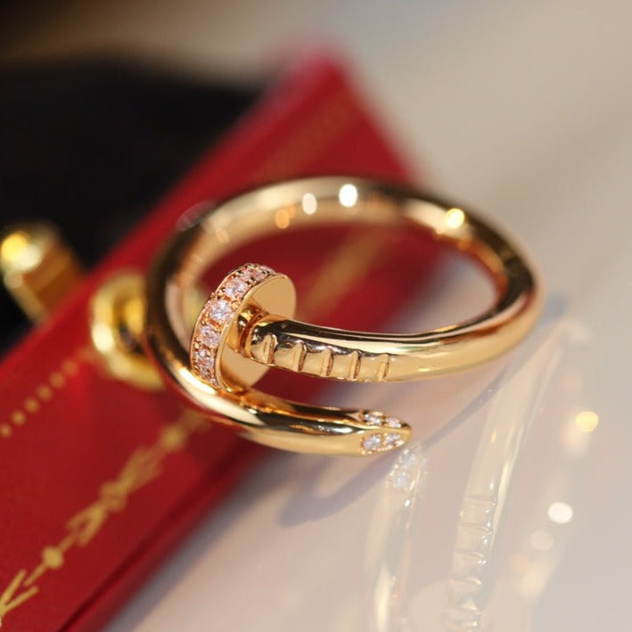 JUSTE RING 2.65MM GOLD WITH DIAMOND