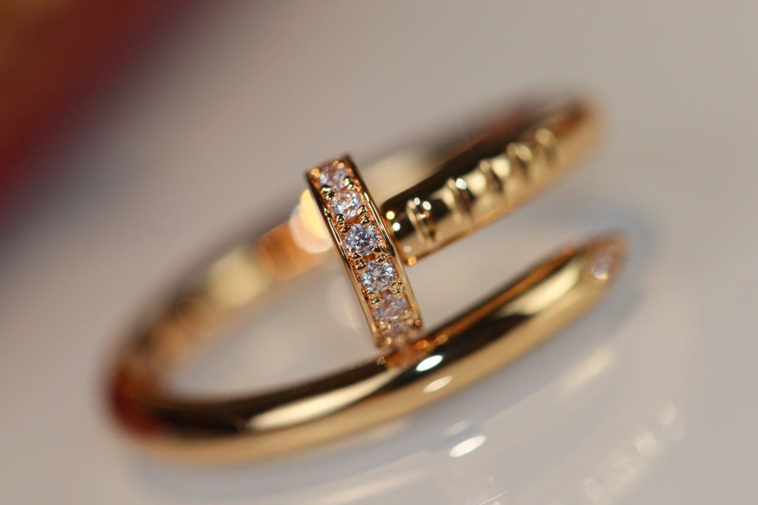 JUSTE RING 2.65MM GOLD WITH DIAMOND
