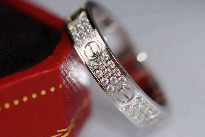 3.6MM Diamond Pavé Love Ring
