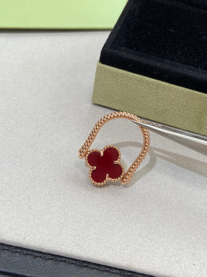 Klover Reversible Ring in Rose Gold