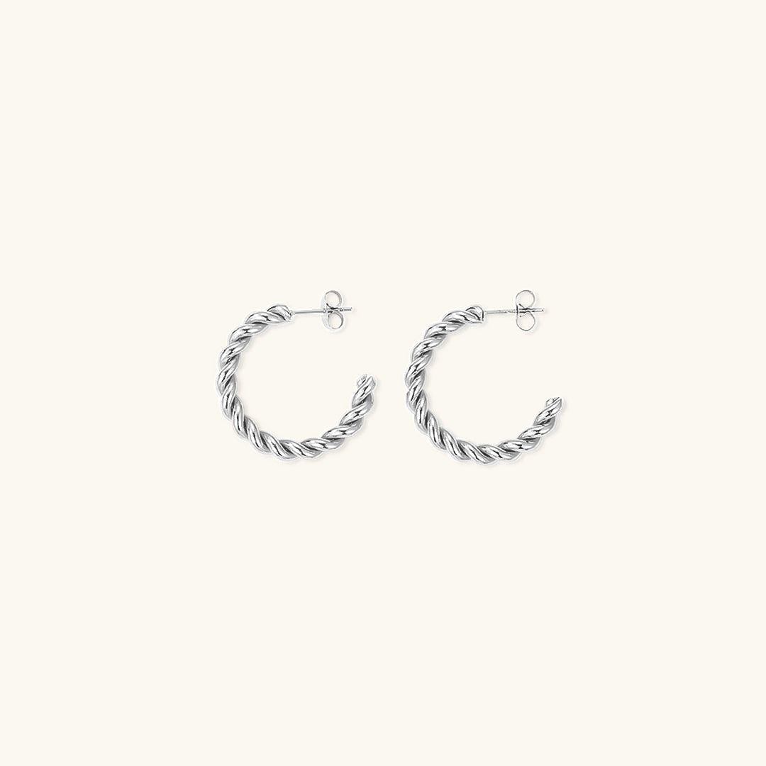 Gigi Twisted Hoop Earrings