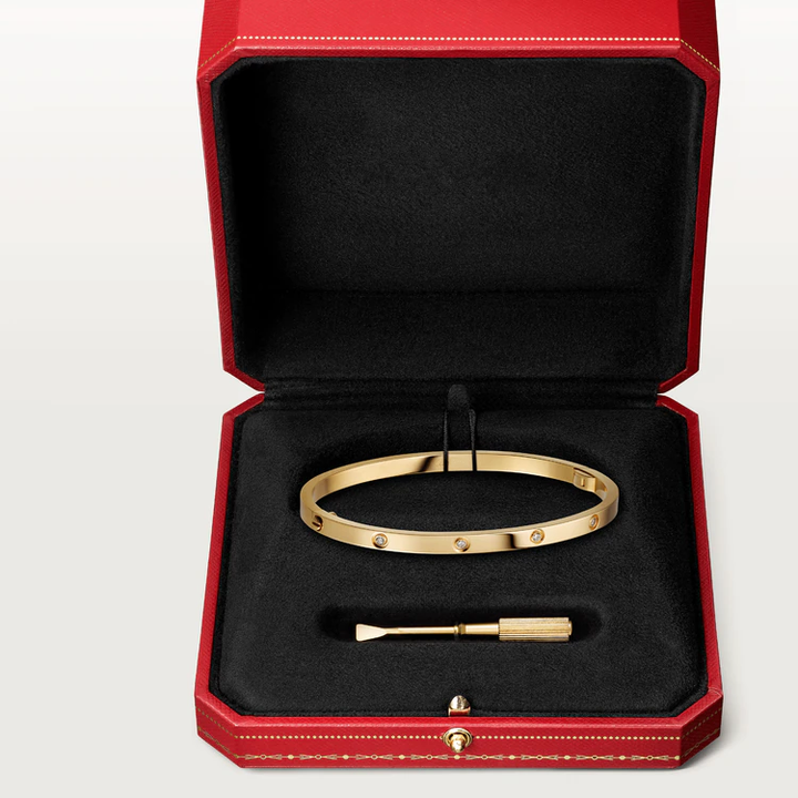 3.65MM KJÆRLIGHETSBRASEL WITH 10 DIAMONDS