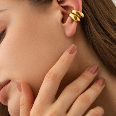 Gyldent JADE Armbånd