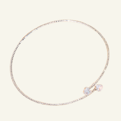 CRISTAL Diamant Pendant Necklace