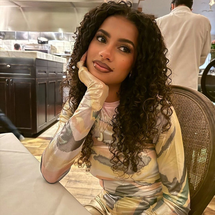 Diamant Halskjede med Boble Initial