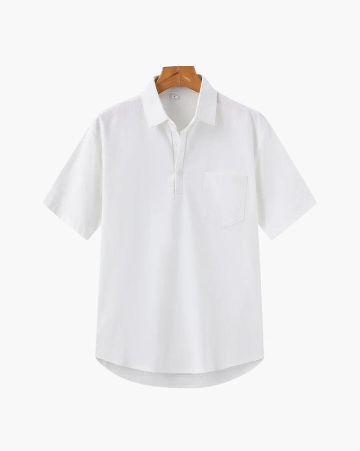 Casablanca Linen Polo Shirt
