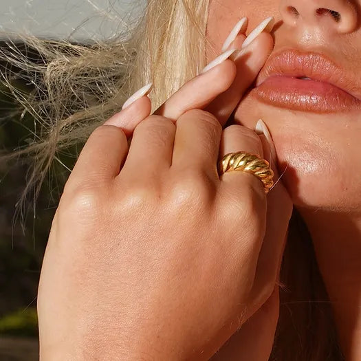 Amaia Gull Croissant-Inspired Ring