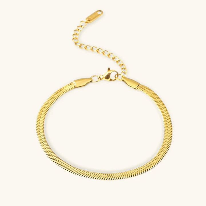 Ellaine Gull Herringbone Bracelet