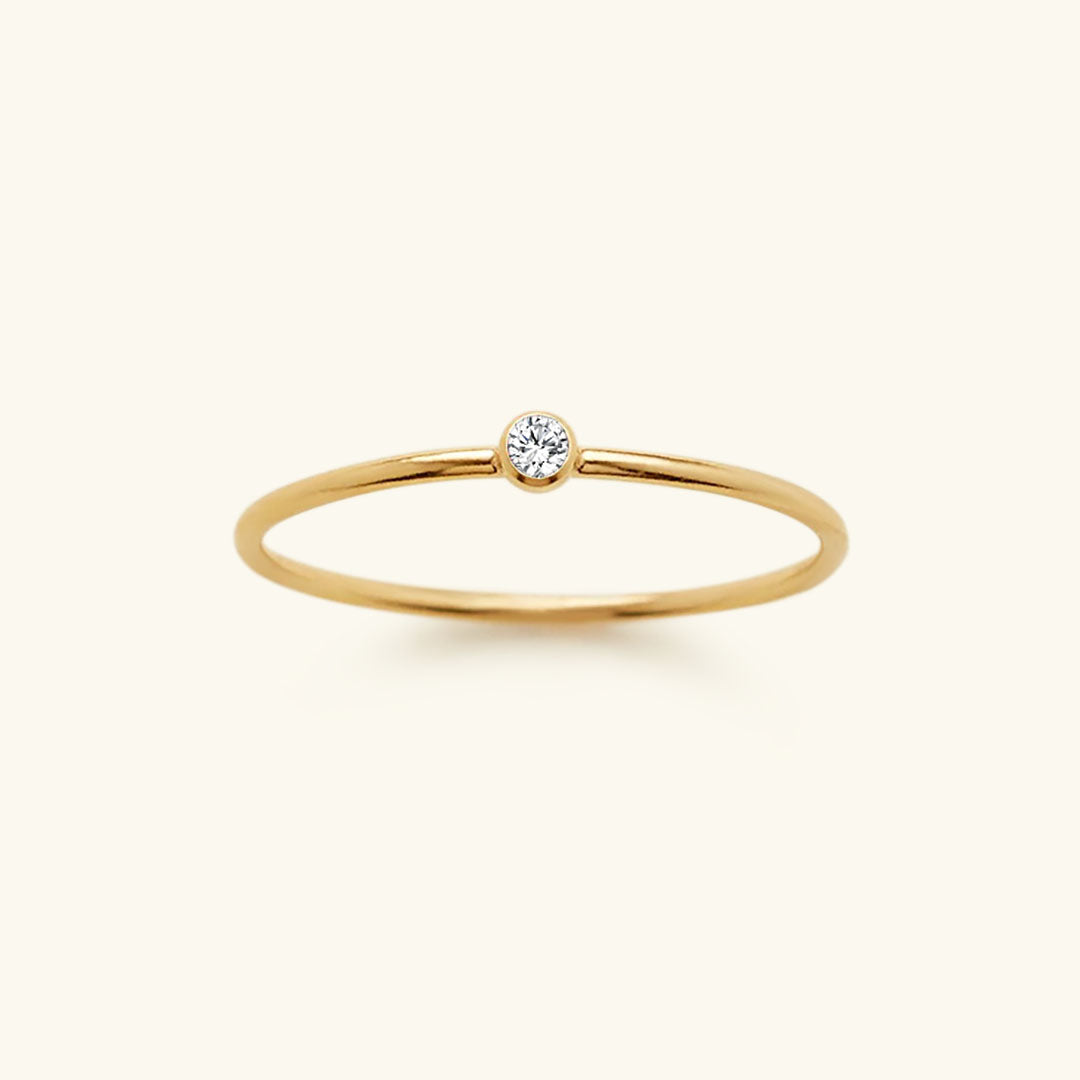 Amelia Birthstone Stacking Ring