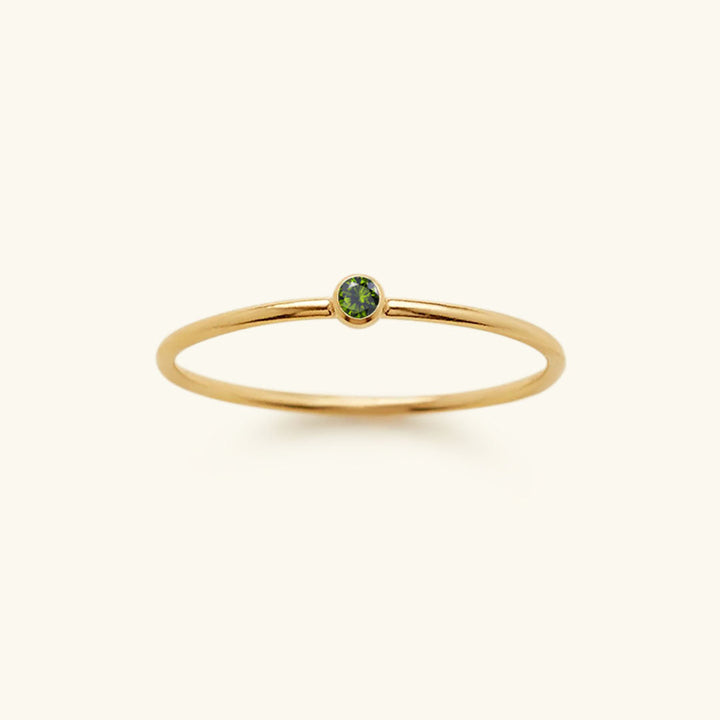 Amelia Birthstone Stacking Ring