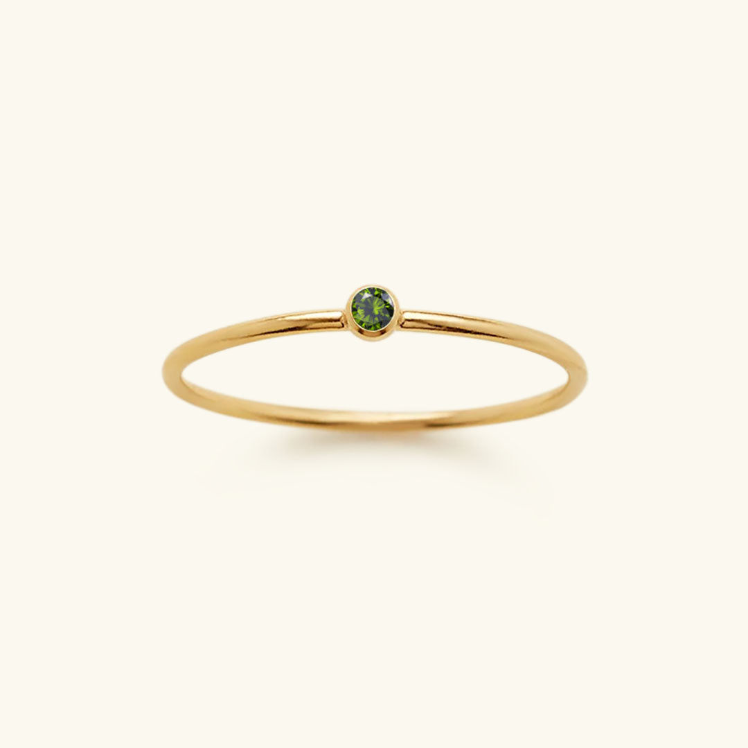 Amelia Birthstone Stable Ring