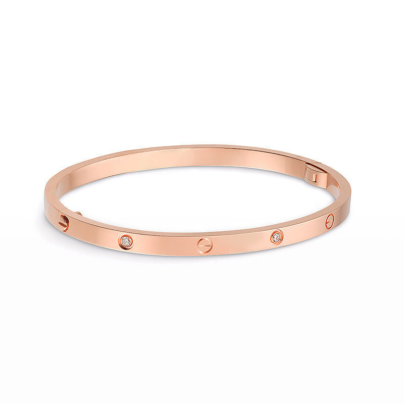 3.65MM KJÆRLIGHETSBAND med 6 DIAMANTER
