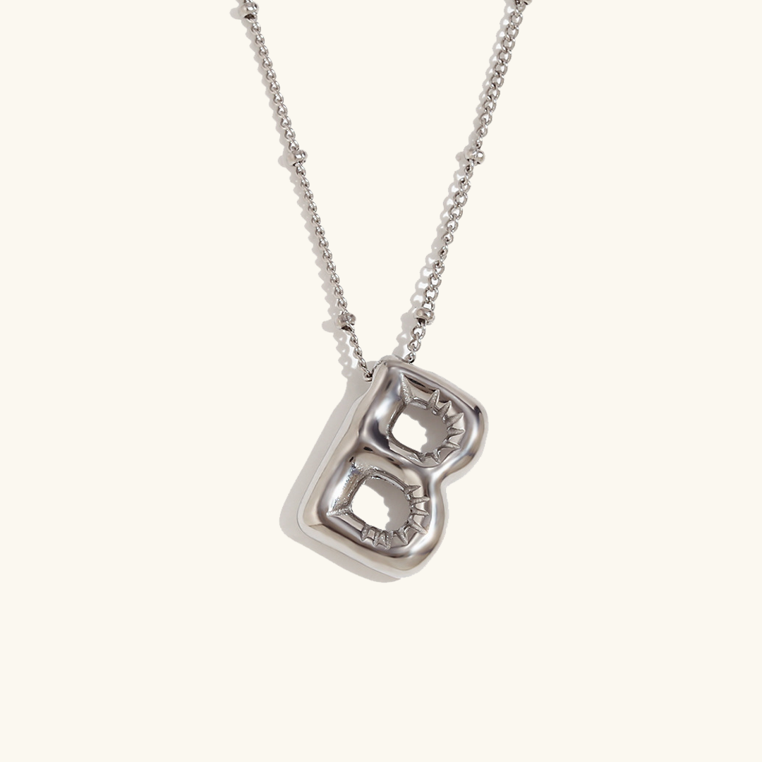 Ballong Gold Initial Necklace
