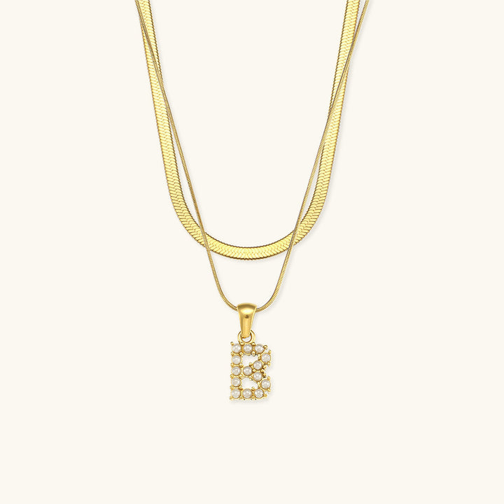 Fiona Gold Initial Necklace