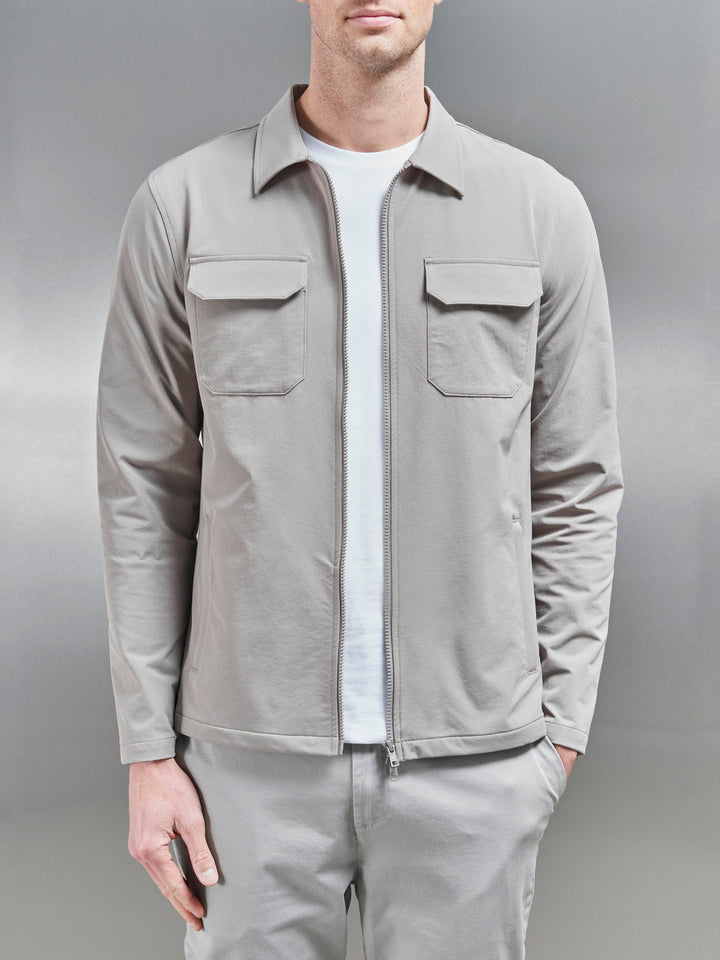 Taupe Cargo Jacket