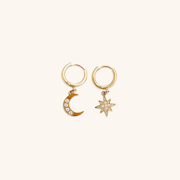 Cosmia Gold Hoop Earrings