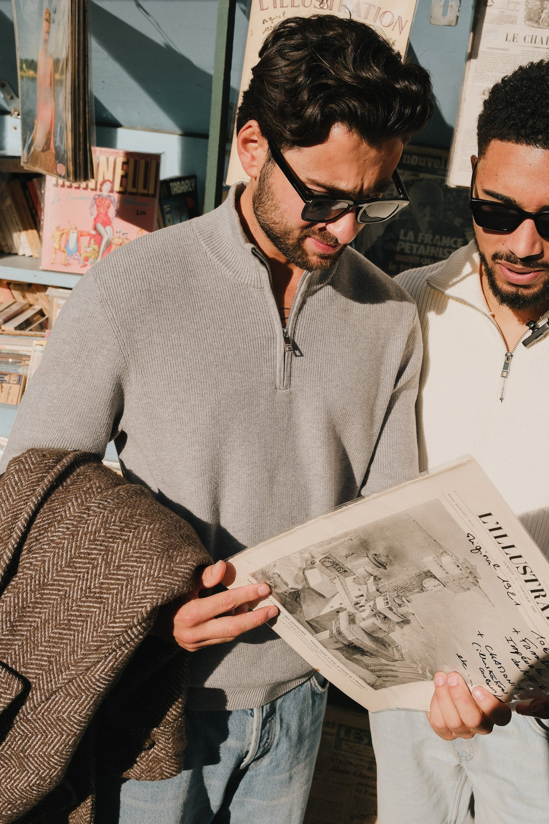 Grey Melee Armada Half-Zip