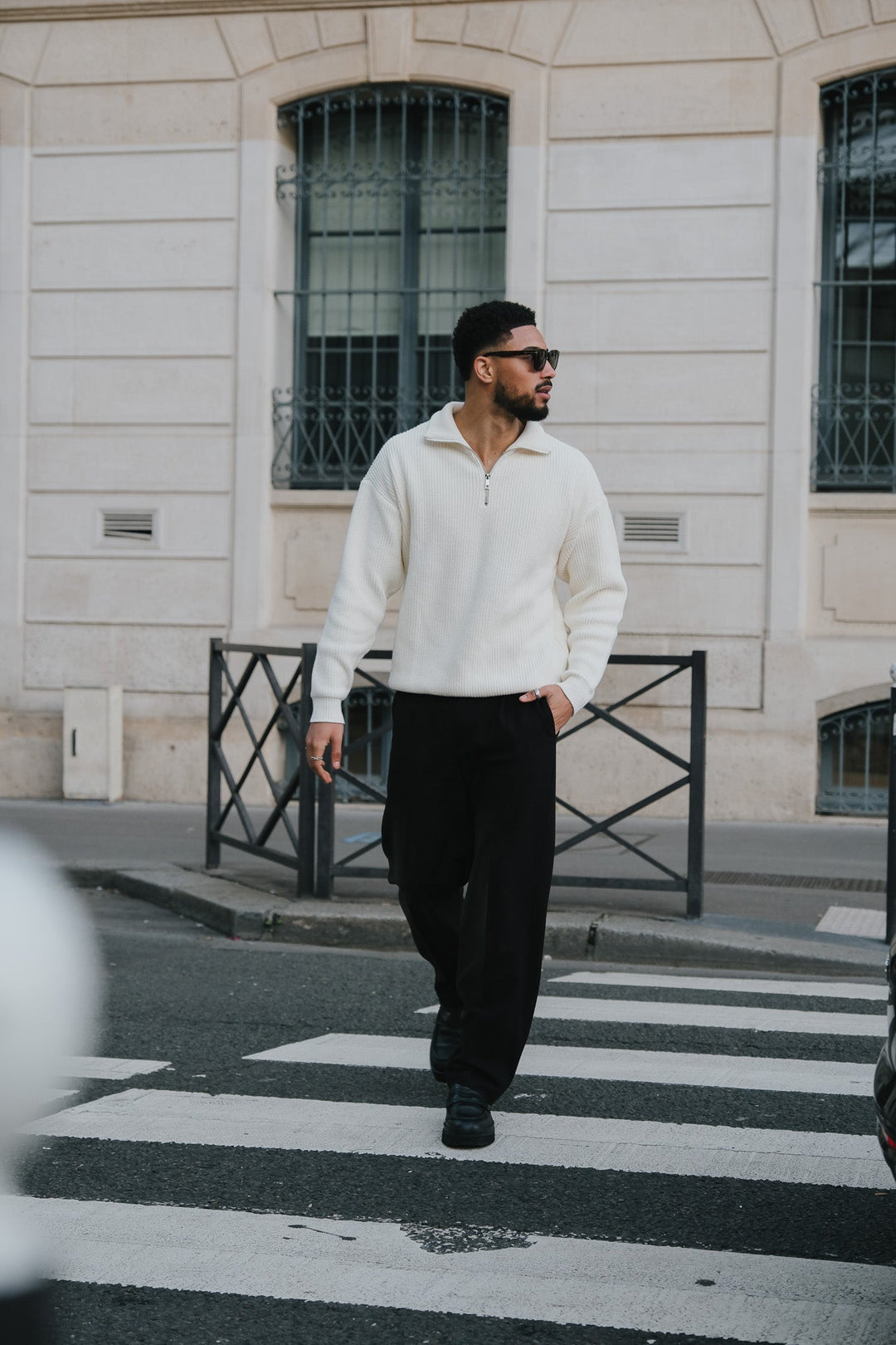 Ecru Harbour Half-Zip Pullover