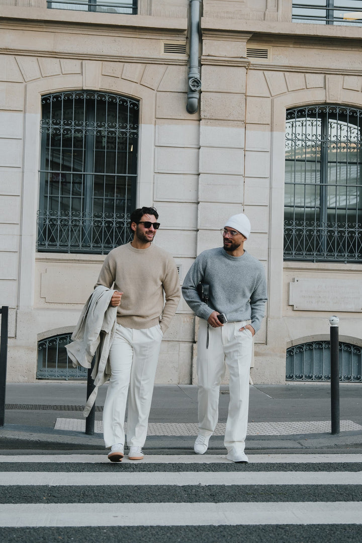 Brixton Mélange Sweater - Grey