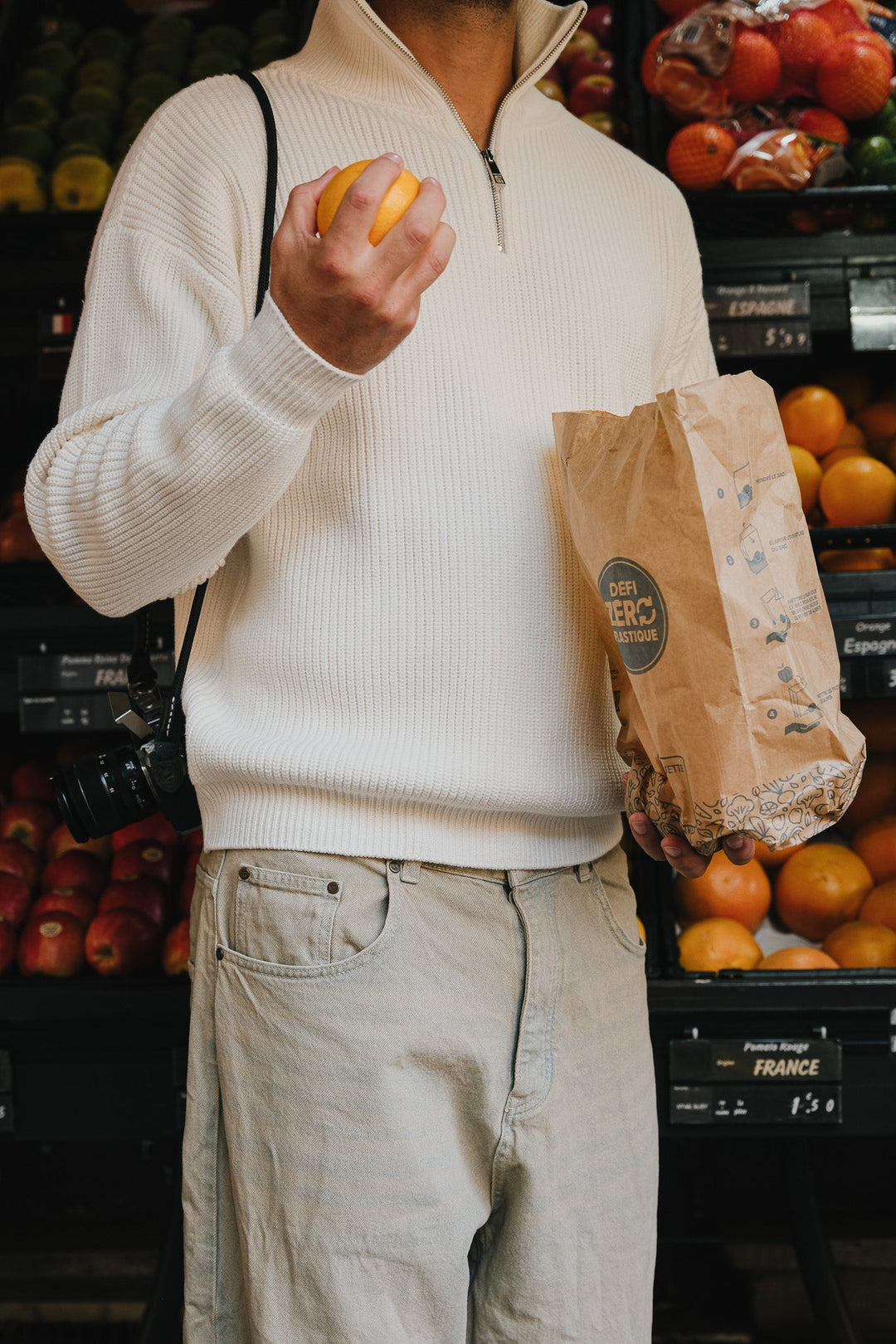 Ecru Harbour Half-Zip Pullover