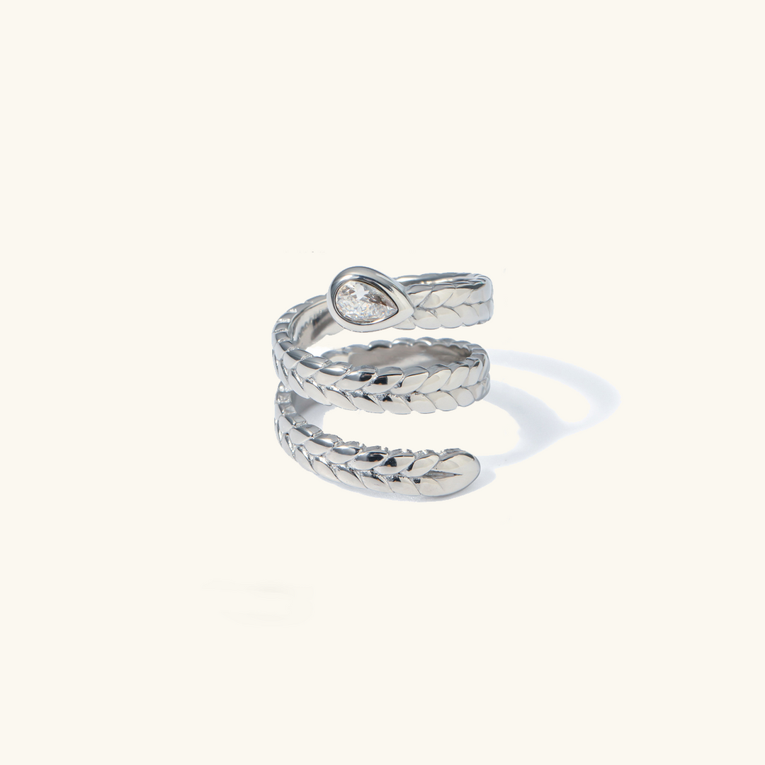Davina Gull Snake Ring