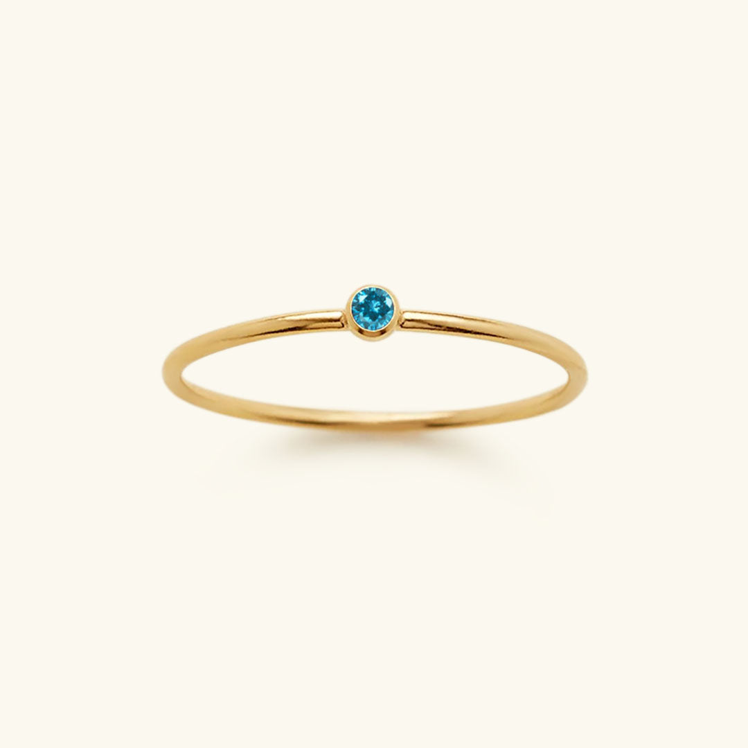 Amelia Birthstone Stacking Ring