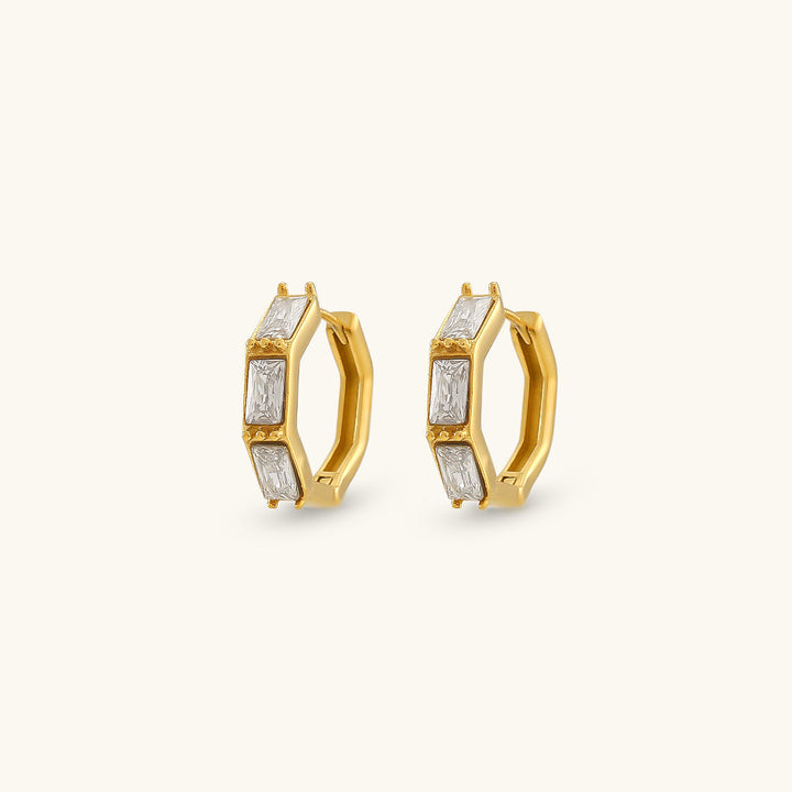 Elira Diamond Hoop Earrings