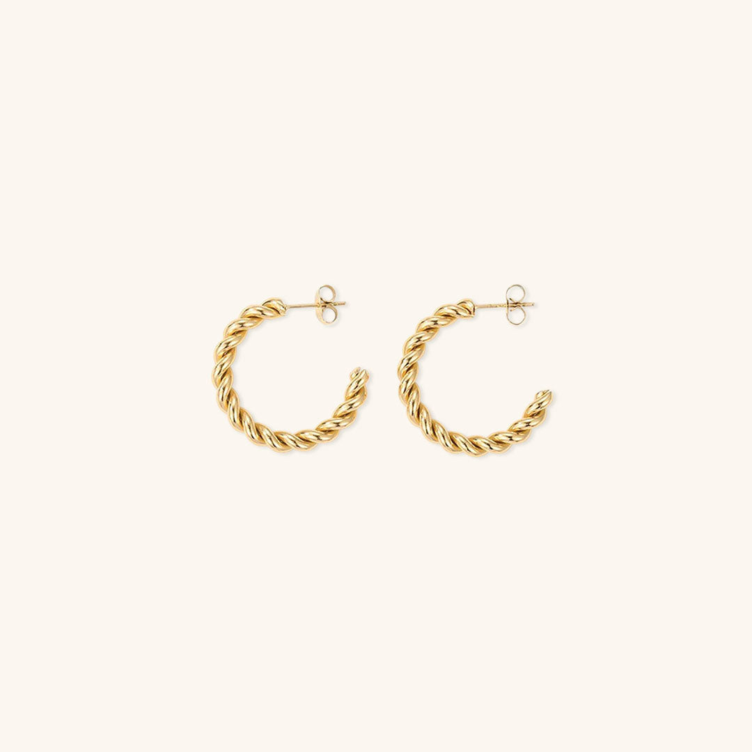 Gigi Twisted Hoop Earrings