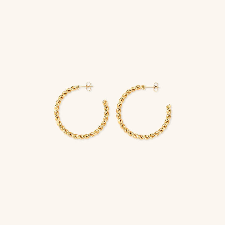 Gigi Twisted Hoop Earrings