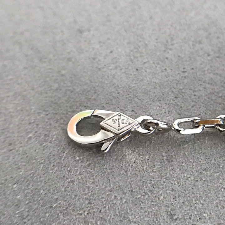 KLOVER 5 Motiv Onyx Diamond Silver Bracelet