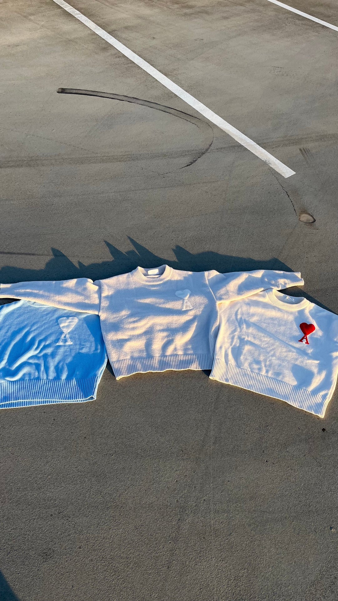 AMI - Cozy Heart Knit Sweater