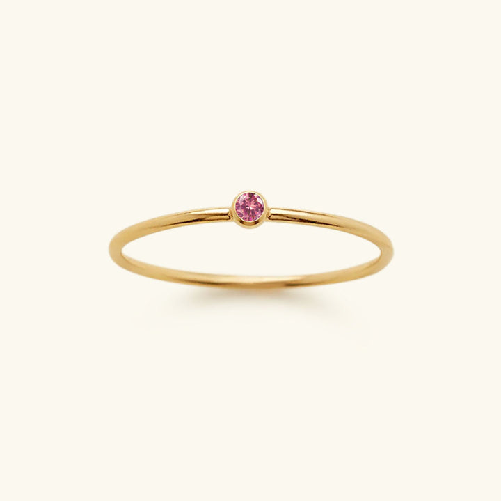 Amelia Birthstone Stacking Ring