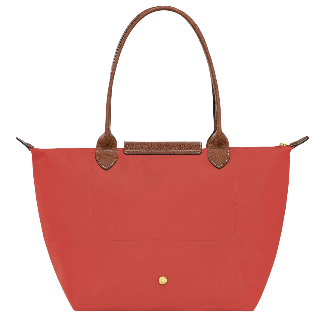 Longchamp - Medium Le Pliage Tote Bag in Tomato Red