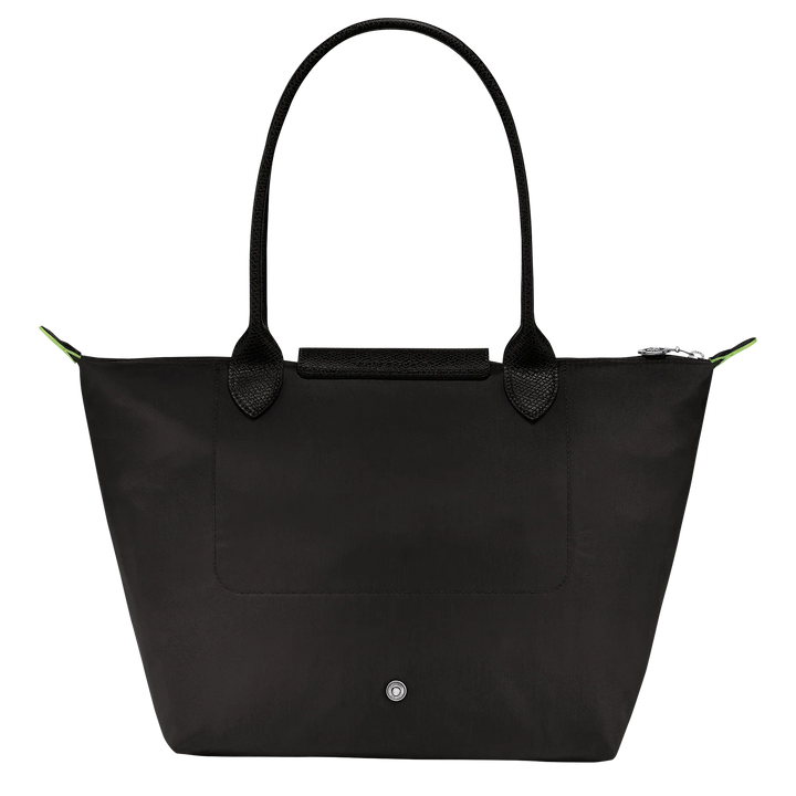 Longchamp - Medium Le Pliage Tote in Black - Eco-Friendly Recycled Canvas