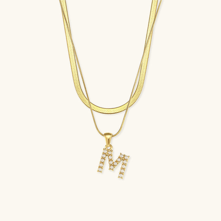Fiona Gold Initial Necklace