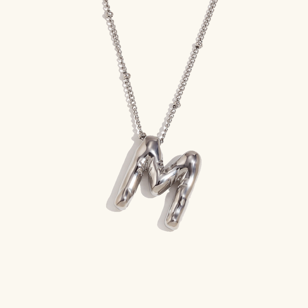 Ballong Gold Initial Necklace
