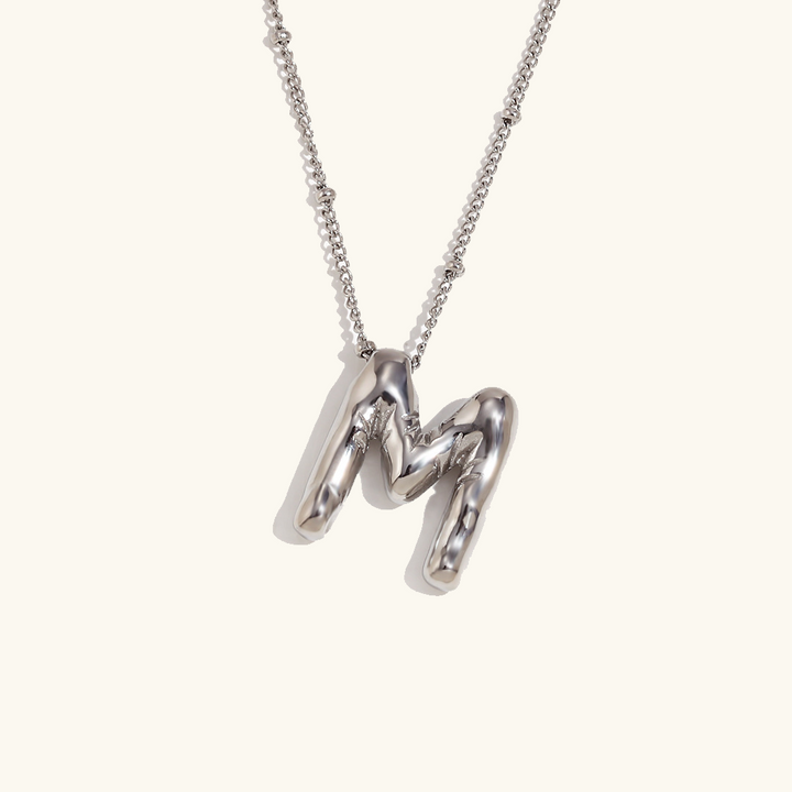 Ballong Gold Initial Necklace