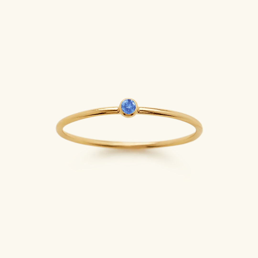 Amelia Birthstone Stacking Ring