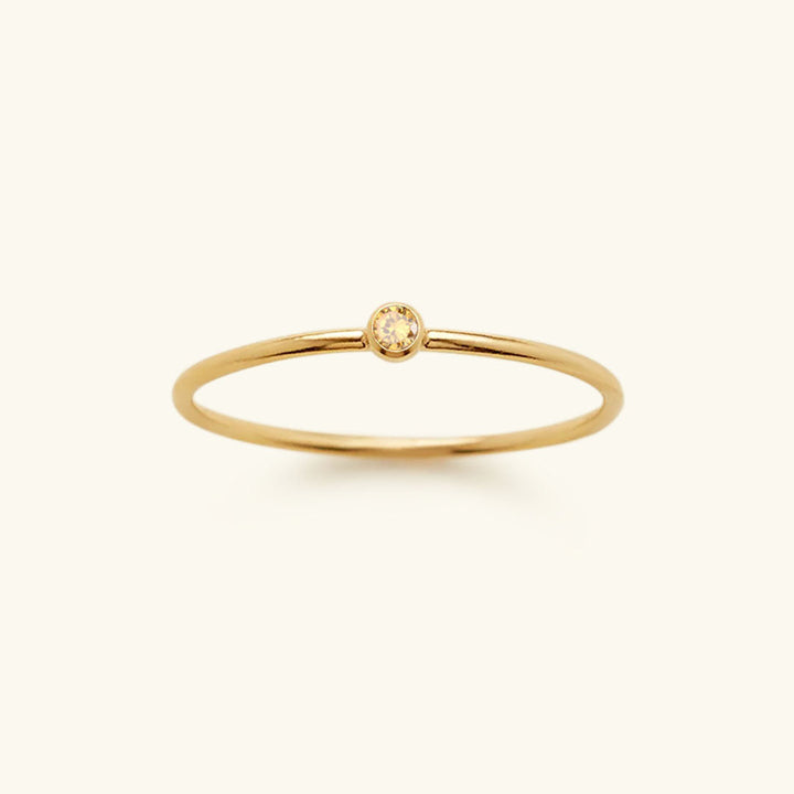 Amelia Birthstone Stable Ring