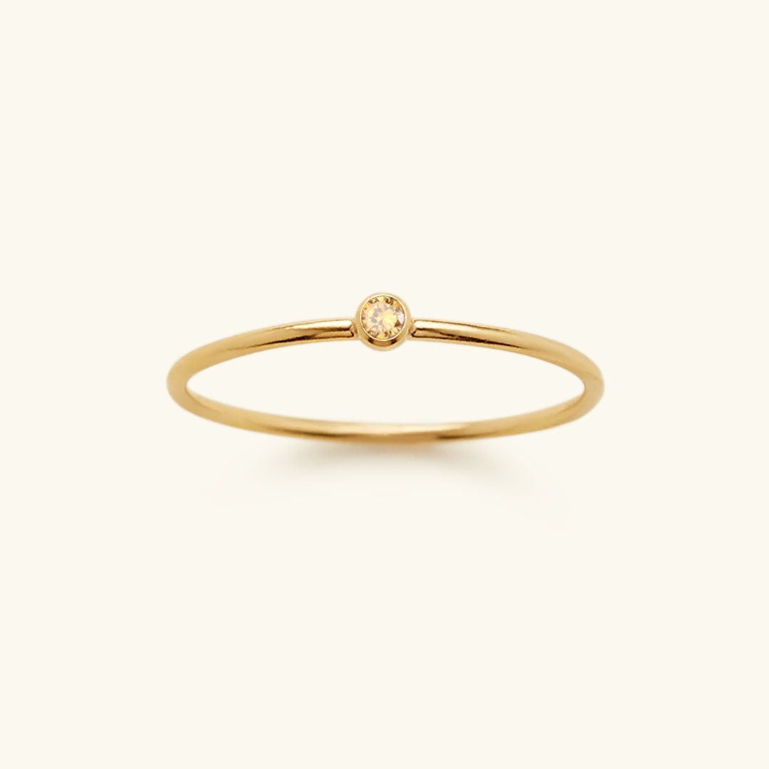 Amelia Birthstone Stacking Ring