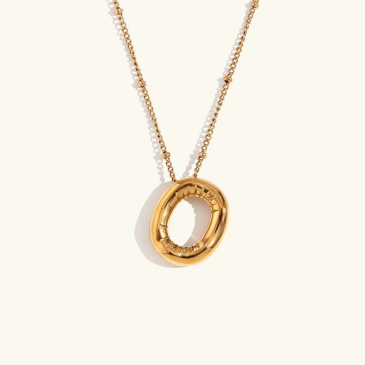 Ballong Gold Initial Necklace