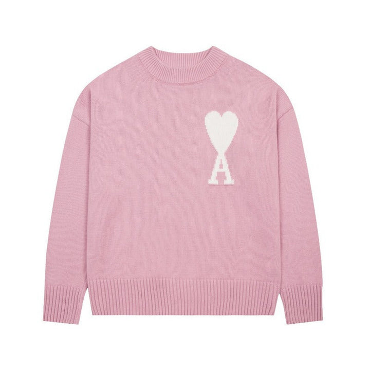 AMI - Cozy Heart Knit Sweater