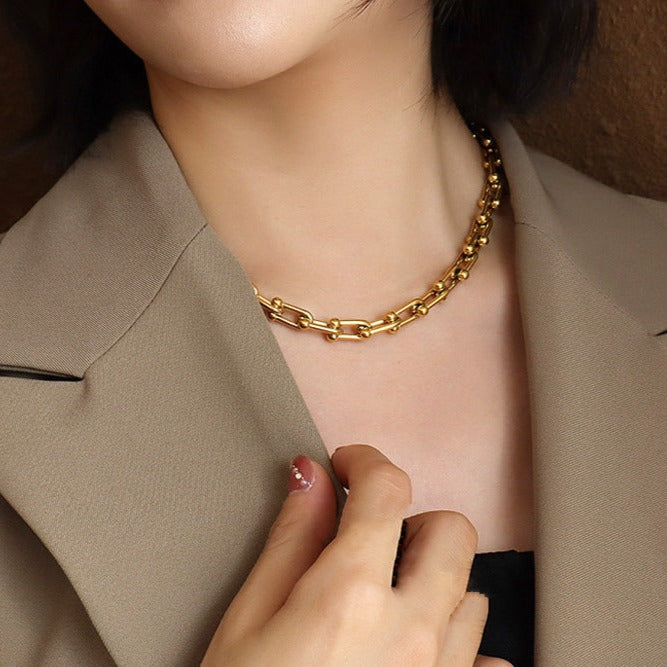 Cascade Gullkjede Halskjede